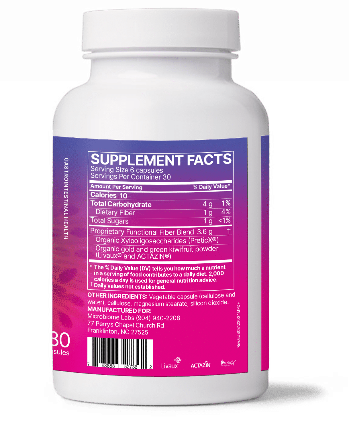 MegaPre Dairy-Free Capsules | Microbiome Labs