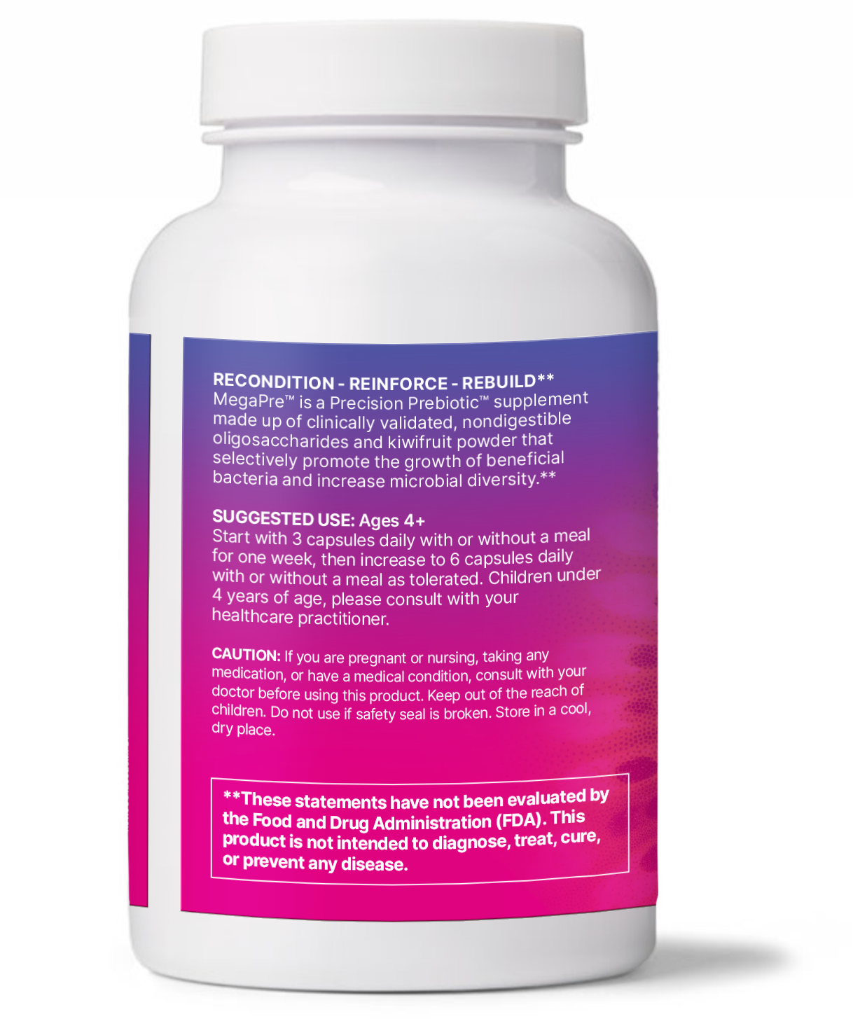 MegaPre Dairy-Free Capsules | Microbiome Labs