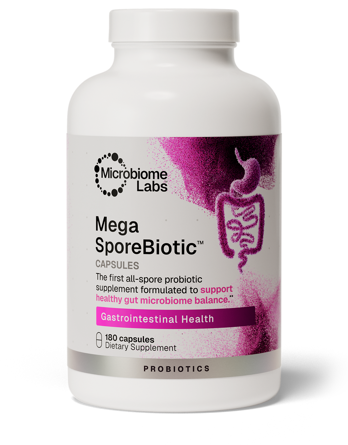 MegaSporeBiotic™ 180 Capsules by Microbiome Labs
